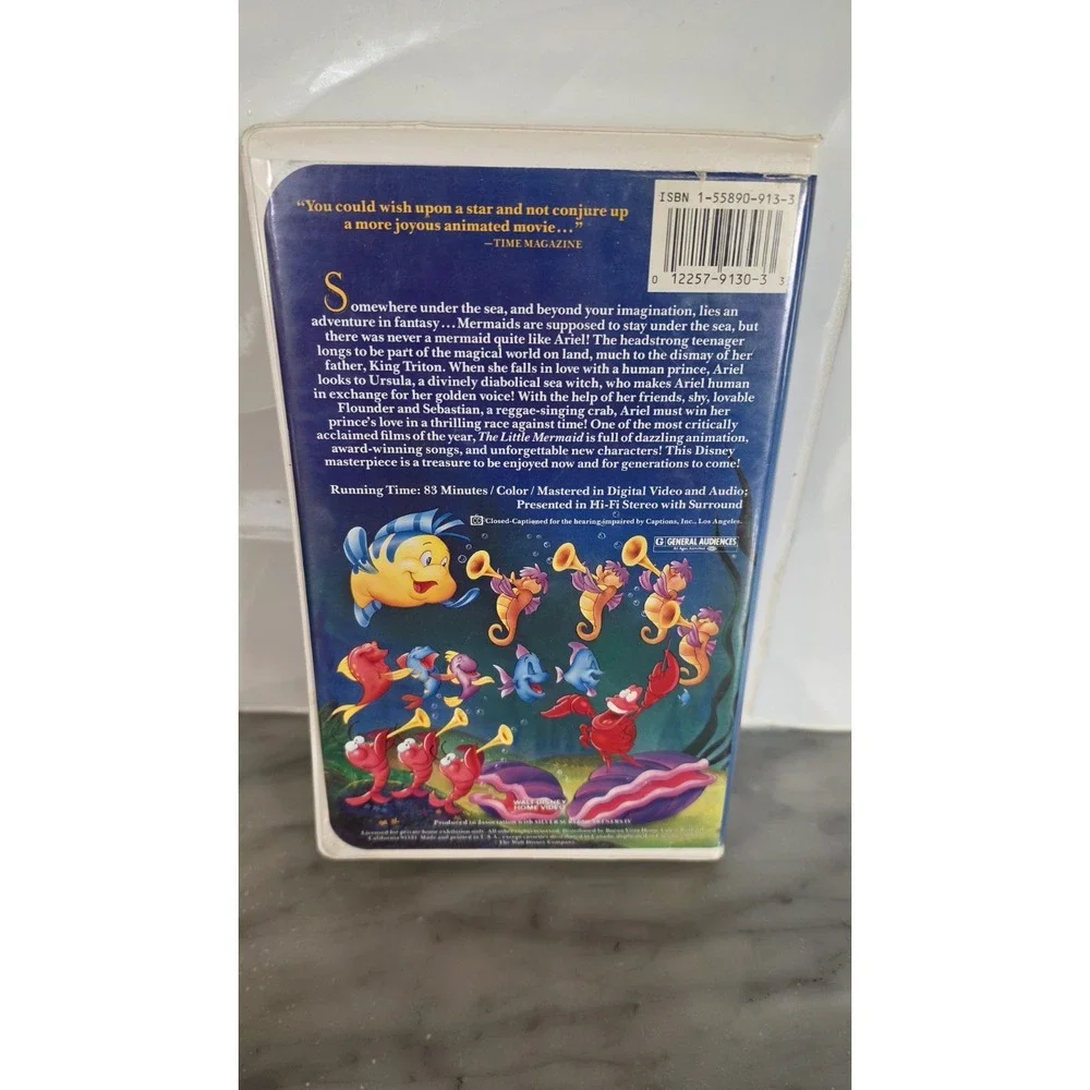 The Little Mermaid VHS-BANNED COVER
